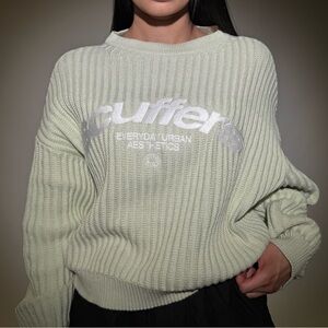 Scuffers
Iconic Jersey Lime Knit Sweater
